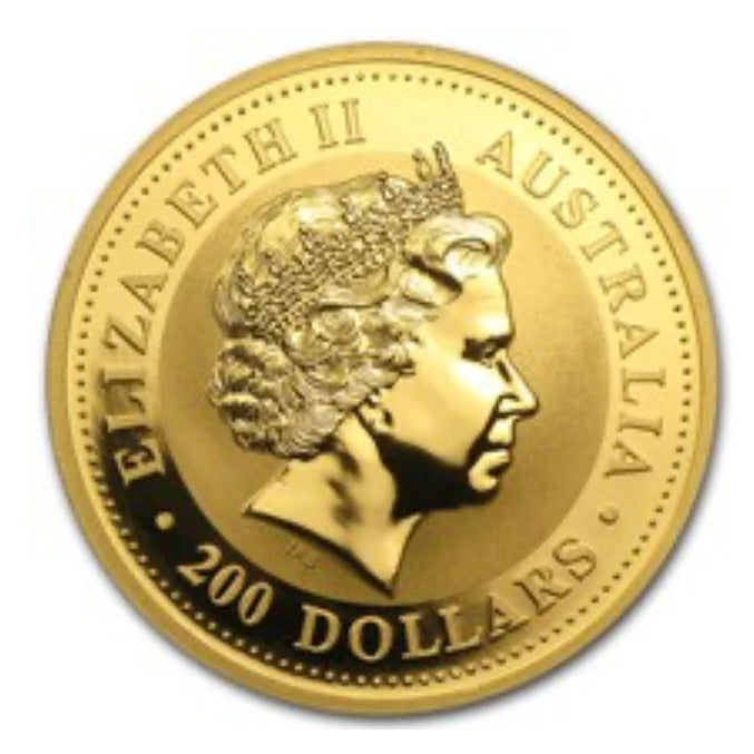 1999 2oz Gold Kangaroo Nugget Coin