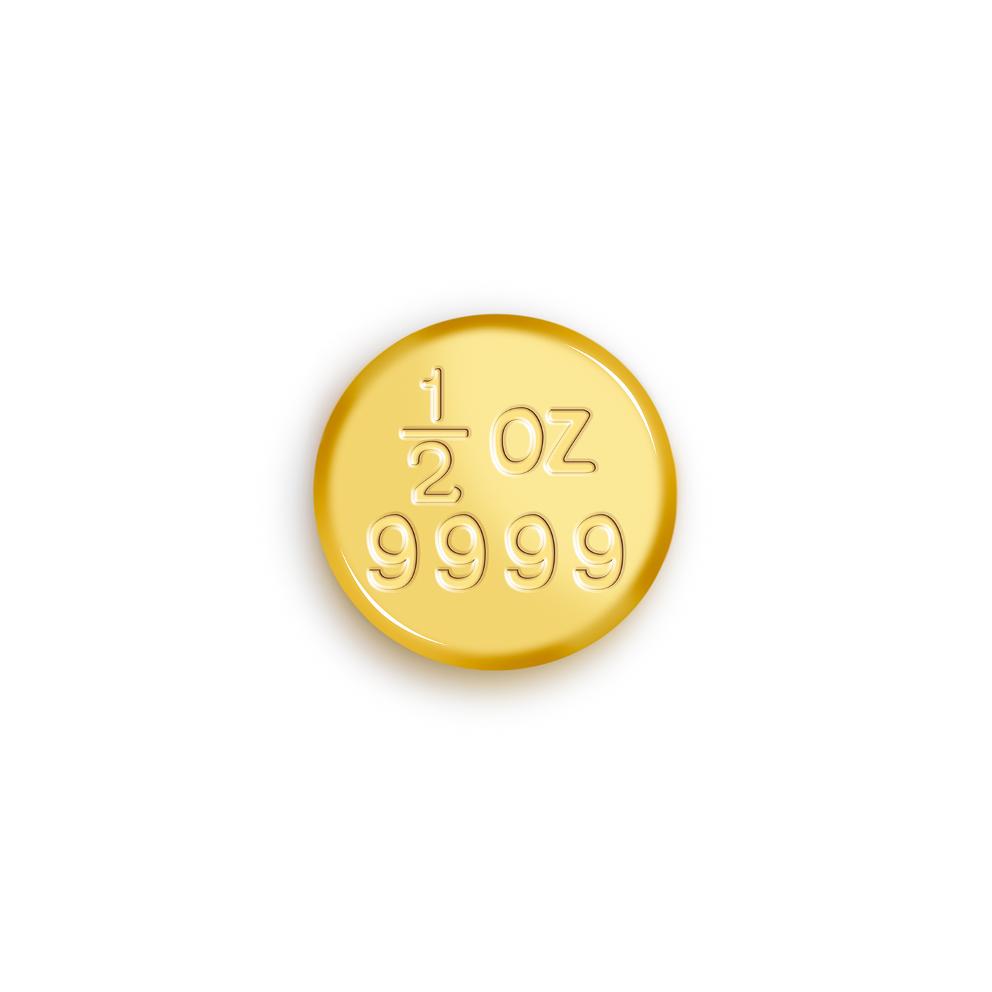 1/2oz Gold ABC Bullion Cast Bar