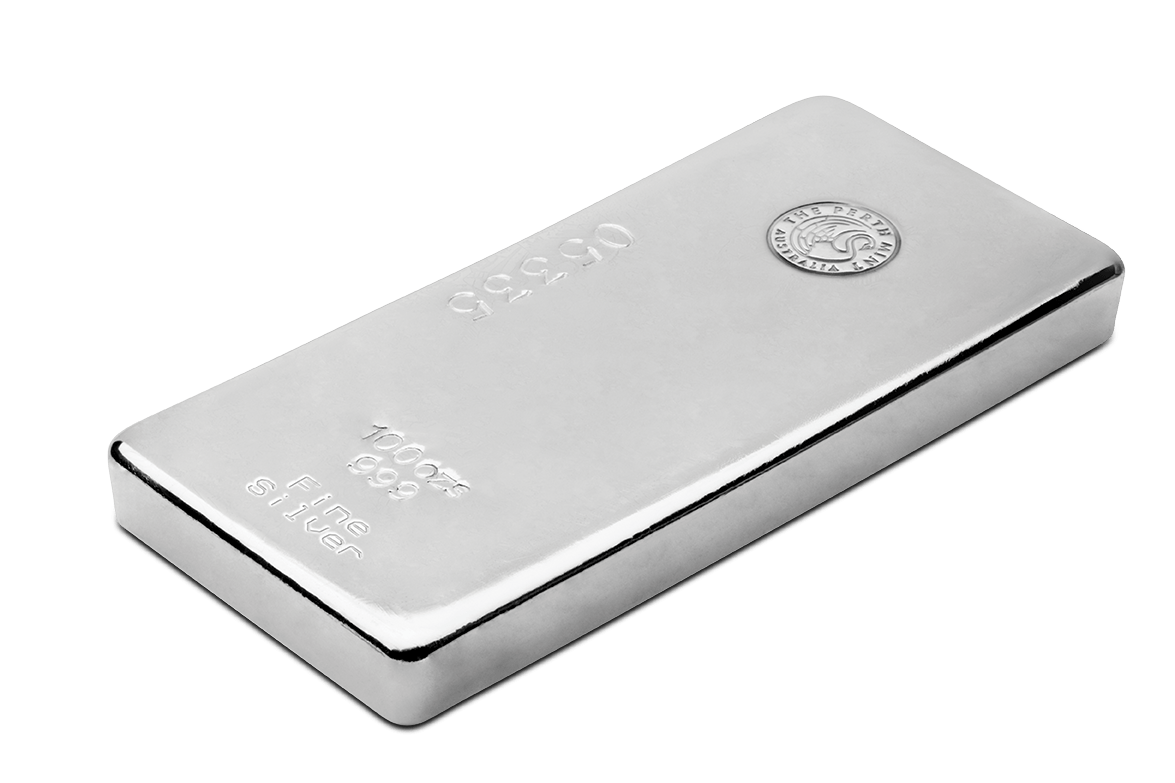 100oz Silver Perth Mint Cast Bar