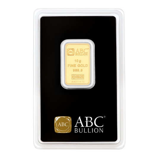 10g Gold ABC Bullion Minted Tablet