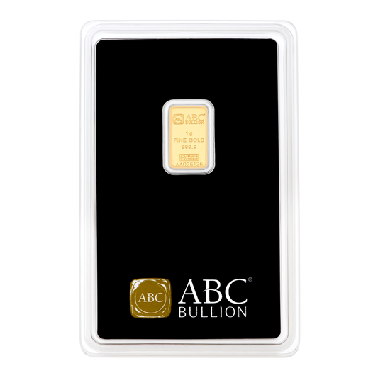 1g Gold ABC Bullion Minted Tablet