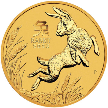 1/2oz Gold Lunar Rabbit Coin 2023
