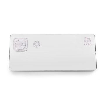 5kg Silver ABC Bullion Cast Bar