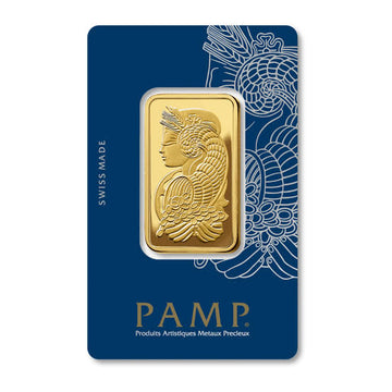 1oz Gold PAMP Lady Fortuna Minted Bar