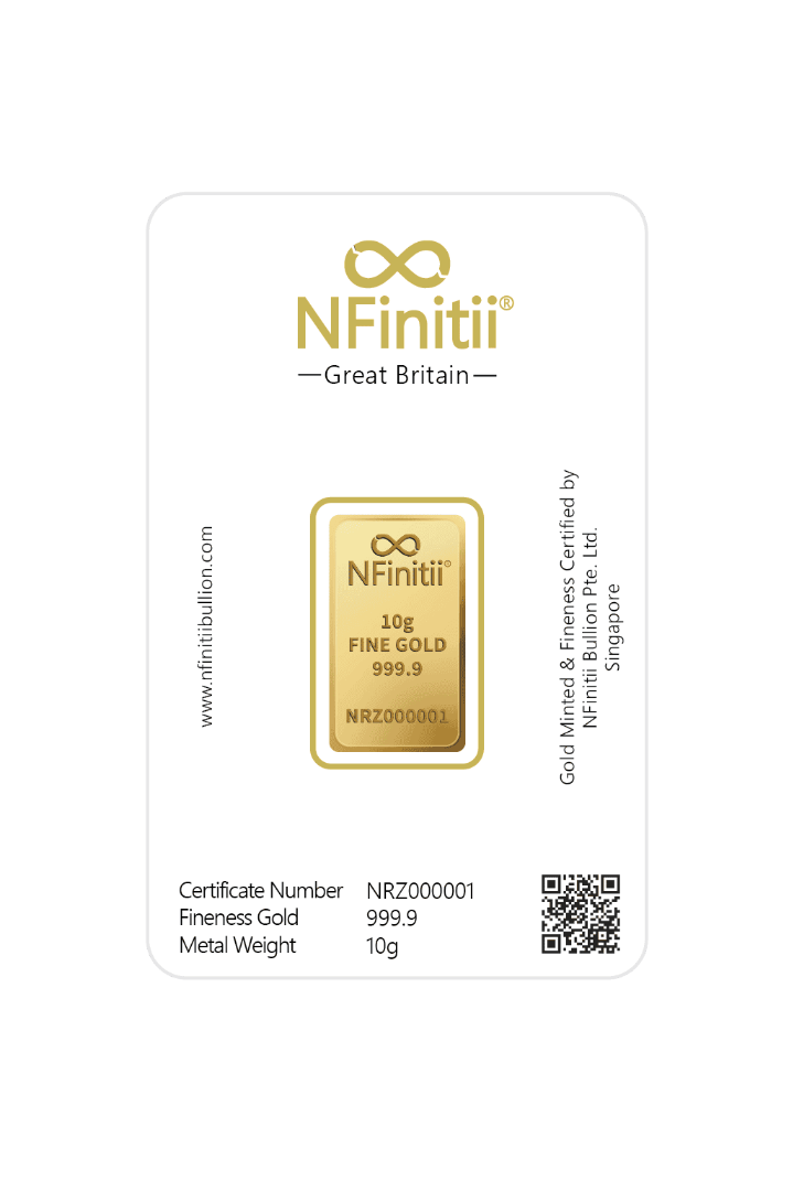 10g Gold NFinitii Rosato Minted Tablet