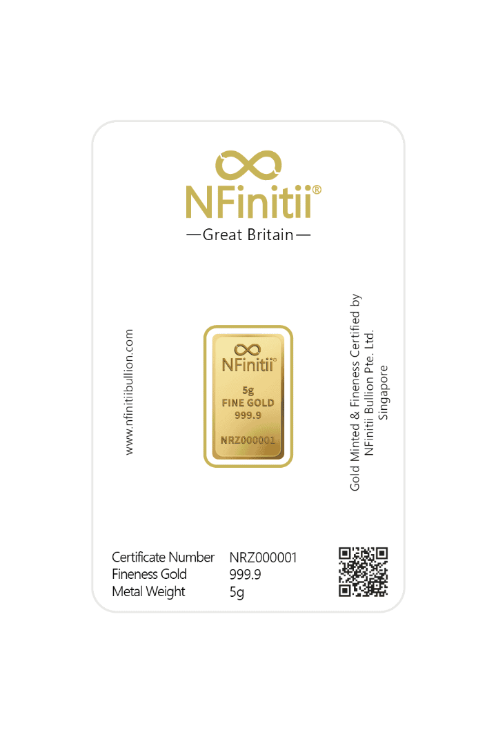 5g Gold Nfinitii Rosta Minted Tablet