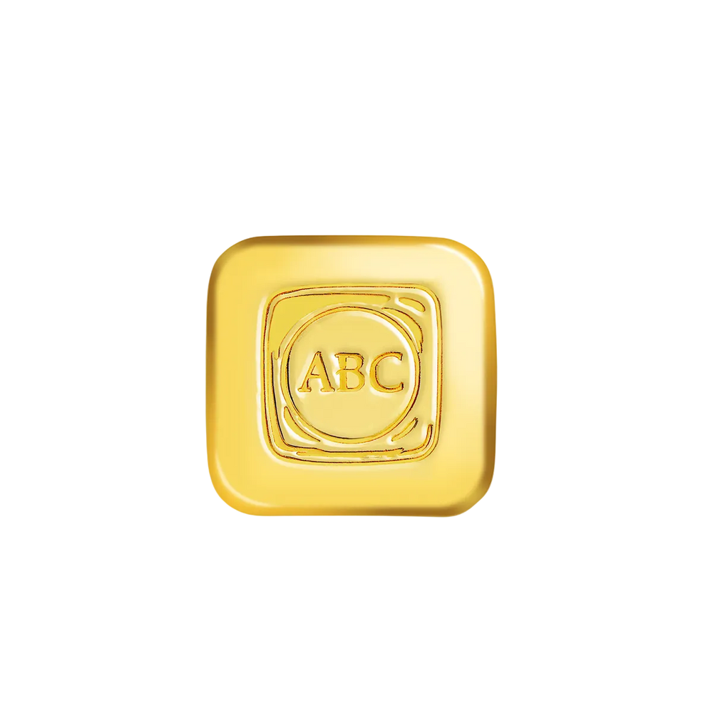 1oz Gold ABC Bullion Cast Bar