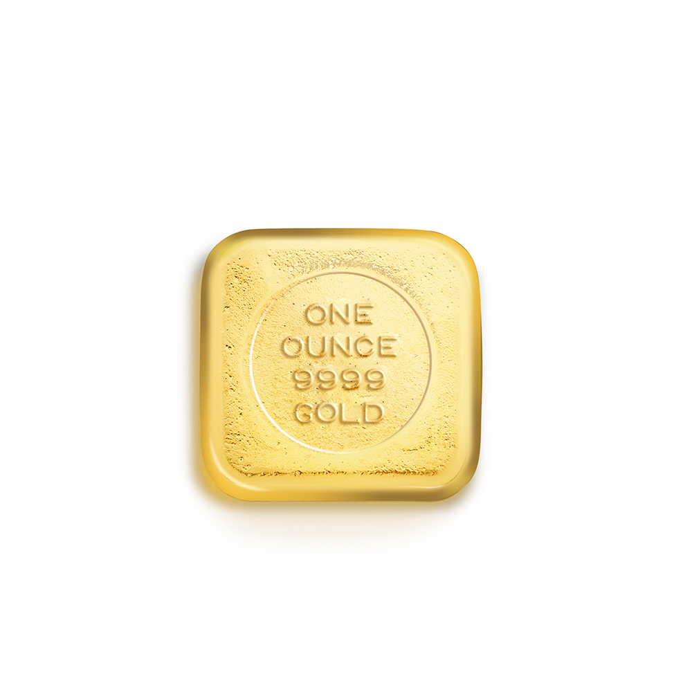 1oz Gold ABC Bullion Cast Bar